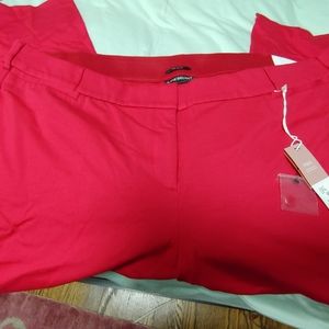 Red Lane Bryant Allie Crops - New